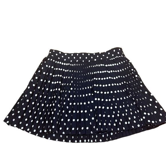 TOMMY HILFIGER POLKA DOT PLEATED CIRCLE SKIRT SIZE M - Picture 1 of 8